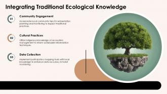 Integrating Traditional Ecological Knowledge Reforestation Monitoring PPT Slides ST AI SS