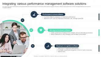 Integrating Various Performance Management Software Solutions Adopting Digital Transformation DT SS
