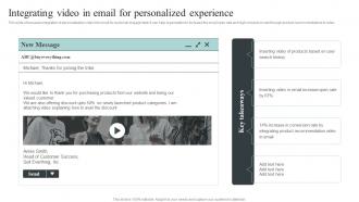 Integrating Video In Email For Personalized Experience Collecting And Analyzing Customer Data