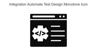 Integration Automate Test Design Monotone Icon In Powerpoint Pptx Png And Editable Eps Format