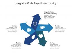 Integration costs acquisition accounting ppt powerpoint presentation summary elements cpb