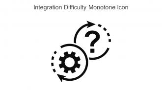 Integration Difficulty Monotone Icon In Powerpoint Pptx Png And Editable Eps Format