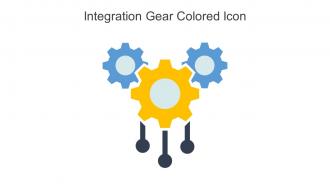 Integration Gear Colored Icon In Powerpoint Pptx Png And Editable Eps Format