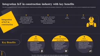Integration IoT In Construction Industry Revolutionizing The Construction Industry IoT SS