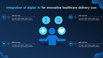Integration Of Digital Ai For Innovative Healthcare Delivery Icon