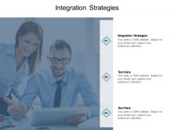 Integration strategies ppt powerpoint presentation infographic template slide portrait
