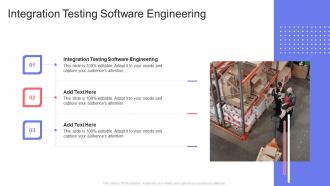 Integration Testing Software Engineering In Powerpoint And Google Slides Cpb