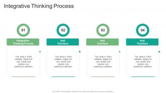 Integrative Thinking Process In Powerpoint And Google Slides Cpb