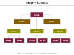 Integrity business ppt powerpoint presentation summary background cpb