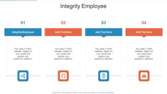 Integrity Employee In Powerpoint And Google Slides Cpb