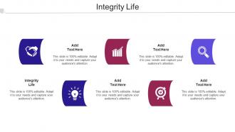 Integrity Life Ppt Powerpoint Presentation Gallery Graphics Tutorials Cpb