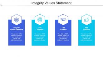Integrity Values Statement Ppt Powerpoint Presentation Portfolio Gridlines Cpb