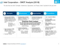 Intel corporation swot analysis 2018