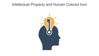 Intellectual Property And Human Colored Icon In Powerpoint Pptx Png And Editable Eps Format