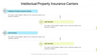 Intellectual Property Insurance Carriers In Powerpoint And Google Slides Cpb