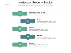 Intellectual property service ppt powerpoint presentation styles slides cpb