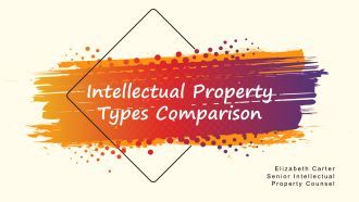 Intellectual Property Types Comparison PPT Template VA