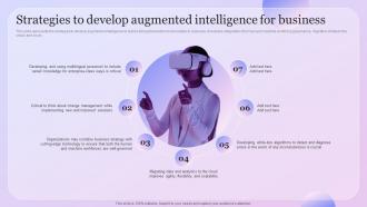 Intelligence Amplification Strategies To Develop Augmented Intelligence For Business
