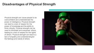 Intelligence Vs Physical Strength Powerpoint Presentation And Google Slides ICP Unique Attractive