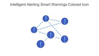 Intelligent Alerting Smart Warnings Colored Icon In Powerpoint Pptx Png And Editable Eps Format