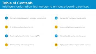 Intelligent Automation In Banking Powerpoint PPT Template Bundles Technology MM Pre-designed Content Ready