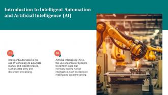Intelligent Automation Vs Artificial Intelligence Powerpoint Presentation And Google Slides ICP Template Attractive
