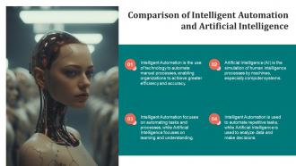 Intelligent Automation Vs Artificial Intelligence Powerpoint Presentation And Google Slides ICP Best Attractive