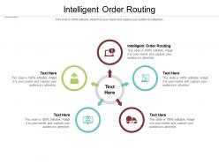 Intelligent order routing ppt powerpoint presentation model styles cpb