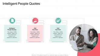 Intelligent People Quotes In Powerpoint And Google Slides Cpb