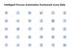 Intelligent Process Automation Framework Icons Slide Security Ppt Powerpoint Presentation File