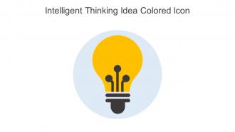 Intelligent Thinking Idea Colored Icon In Powerpoint Pptx Png And Editable Eps Format