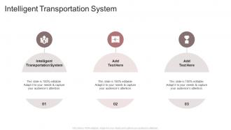 Intelligent Transportation System In Powerpoint And Google Slides Cpb