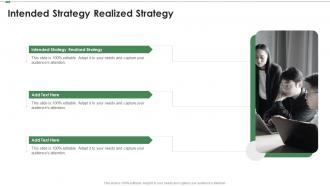 Intended Strategy Realized Strategy In Powerpoint And Google Slides Cpb