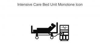 Intensive Care Bed Unit Monotone Icon In Powerpoint Pptx Png And Editable Eps Format
