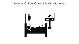 Intensive Critical Care Unit Monotone Icon In Powerpoint Pptx Png And Editable Eps Format