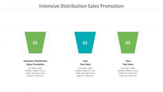 Intensive distribution sales promotion ppt powerpoint presentation styles icons cpb