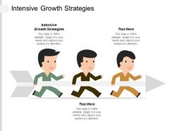 Intensive growth strategies ppt powerpoint presentation infographic template objects cpb