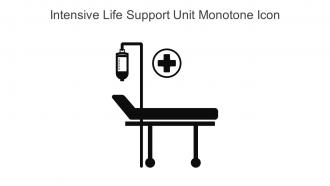Intensive Life Support Unit Monotone Icon In Powerpoint Pptx Png And Editable Eps Format