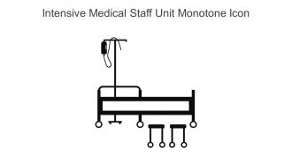 Intensive Medical Staff Unit Monotone Icon In Powerpoint Pptx Png And Editable Eps Format