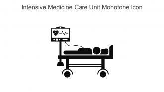 Intensive Medicine Care Unit Monotone Icon In Powerpoint Pptx Png And Editable Eps Format