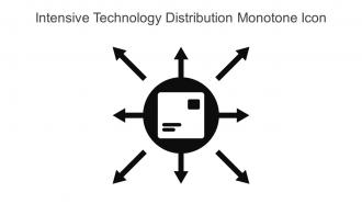 Intensive Technology Distribution Monotone Icon In Powerpoint Pptx Png And Editable Eps Format