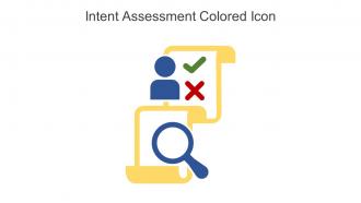 Intent Assessment Colored Icon In Powerpoint Pptx Png And Editable Eps Format