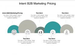 Intent b2b marketing pricing ppt powerpoint presentation inspiration example file cpb