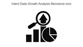 Intent Data Growth Analysis Monotone Icon In Powerpoint Pptx Png And Editable Eps Format