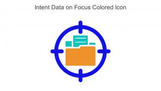 Intent Data On Focus Colored Icon In Powerpoint Pptx Png And Editable Eps Format