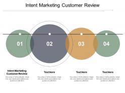 Intent marketing customer review ppt powerpoint presentation gallery slides cpb