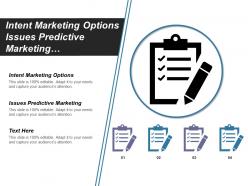Intent marketing options issues predictive marketing predictive marketing cost cpb