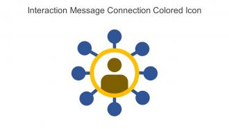 Interaction Message Connection Colored Icon In Powerpoint Pptx Png And Editable Eps Format