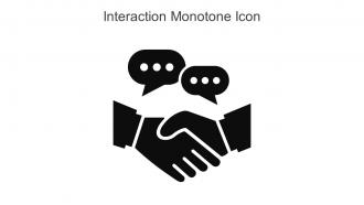 Interaction Monotone Icon In Powerpoint Pptx Png And Editable Eps Format