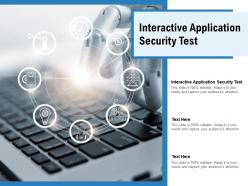 Interactive application security test ppt powerpoint file graphics example cpb
